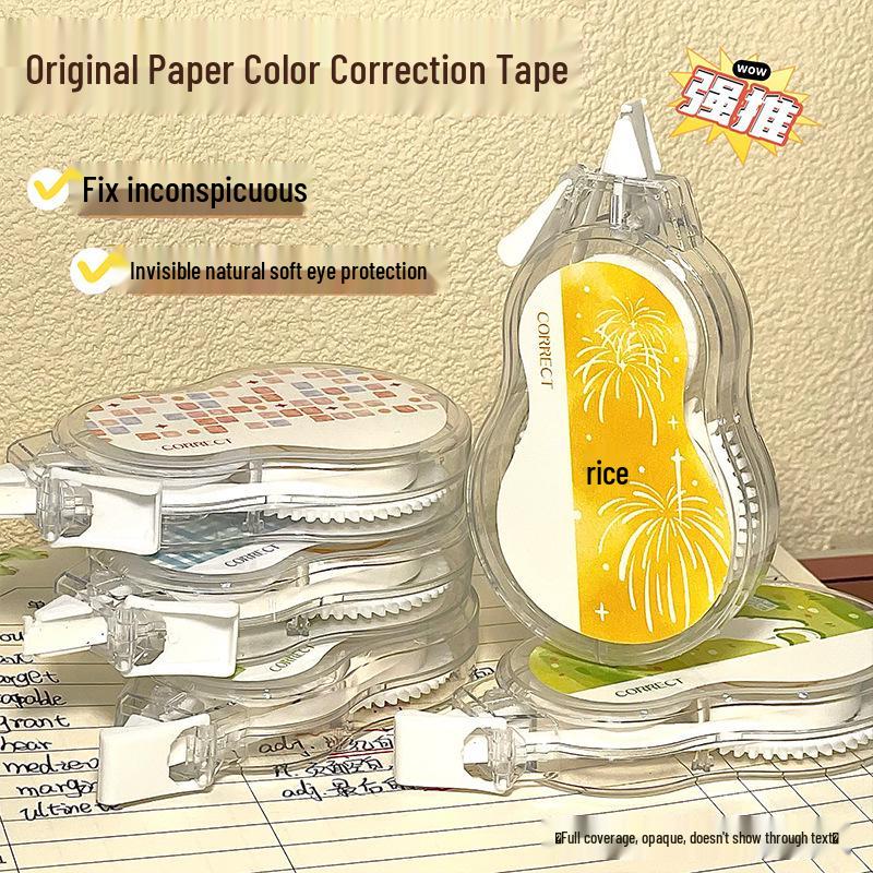 Invisible Original Color Correction Tape - Large Capacity, Smooth, Lightweight, Seamless Design for Eye Protection
Invisible Original Color Correction Tape - Large Capacity, Smooth, Lightweight, Seamless Design for Eye Protection