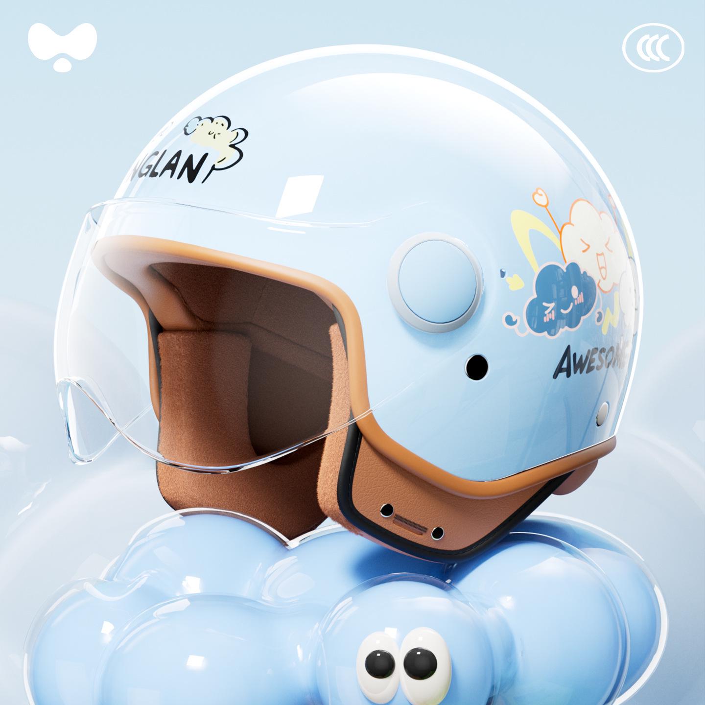 Yinglan 3C Certified All-Season Electric Scooter & Motorcycle Helmet for Men and Women One Size
Yinglan 3C Certified All-Season Electric Scooter & Motorcycle Helmet for Men and Women One Size