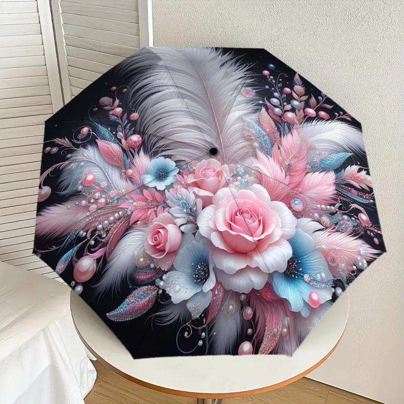 1pc Feather Floral Bouquet Umbrella with Plastic Handle,Suitable for All Seasons Home Travel Outdoor UmbrellaDD393
1pc Feather Floral Bouquet Umbrella with Plastic Handle,Suitable for All Seasons Home Travel Outdoor UmbrellaDD393
