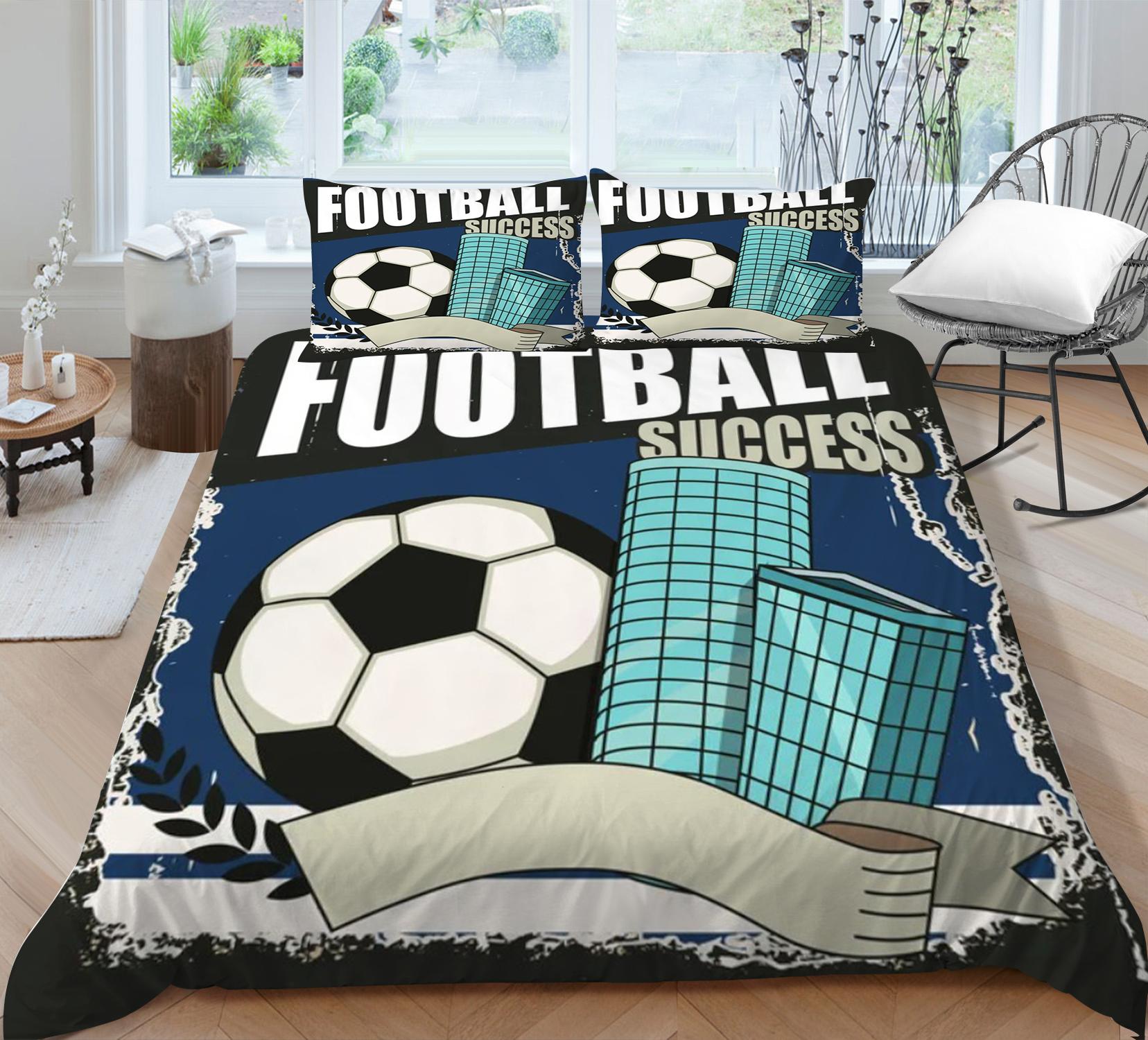 Покрывало на кровать, комплект постельного белья, наволочка, футбольное 3D-печать, постельное белье для взрослых, удобный мягкий комплект из трех предметов Single 135x200cm
Покрывало на кровать, комплект постельного белья, наволочка, футбольное 3D-печать, постельное белье для взрослых, удобный мягкий комплект из трех предметов Single 135x200cm