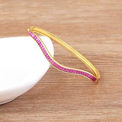 Nidin Light Luxury Open Bangle for Women Frosted Women Bracelet Double Line Ring Love Interwoven Water Ripple Bracelet Jewelry 56-58mm розы красного
Nidin Light Luxury Open Bangle for Women Frosted Women Bracelet Double Line Ring Love Interwoven Water Ripple Bracelet Jewelry 56-58mm розы красного