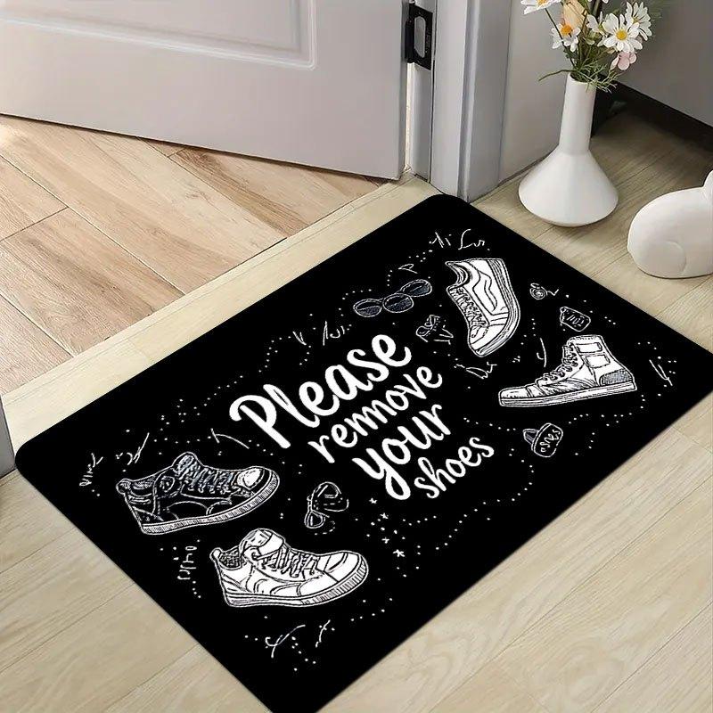 Please Remove Your Shoes Door Mat Carpet Mat Rug Home Chalk Drawing Shoe Pattern Non Slip Floor Mat Entryway Door Mat 40cm x 60cm
Please Remove Your Shoes Door Mat Carpet Mat Rug Home Chalk Drawing Shoe Pattern Non Slip Floor Mat Entryway Door Mat 40cm x 60cm