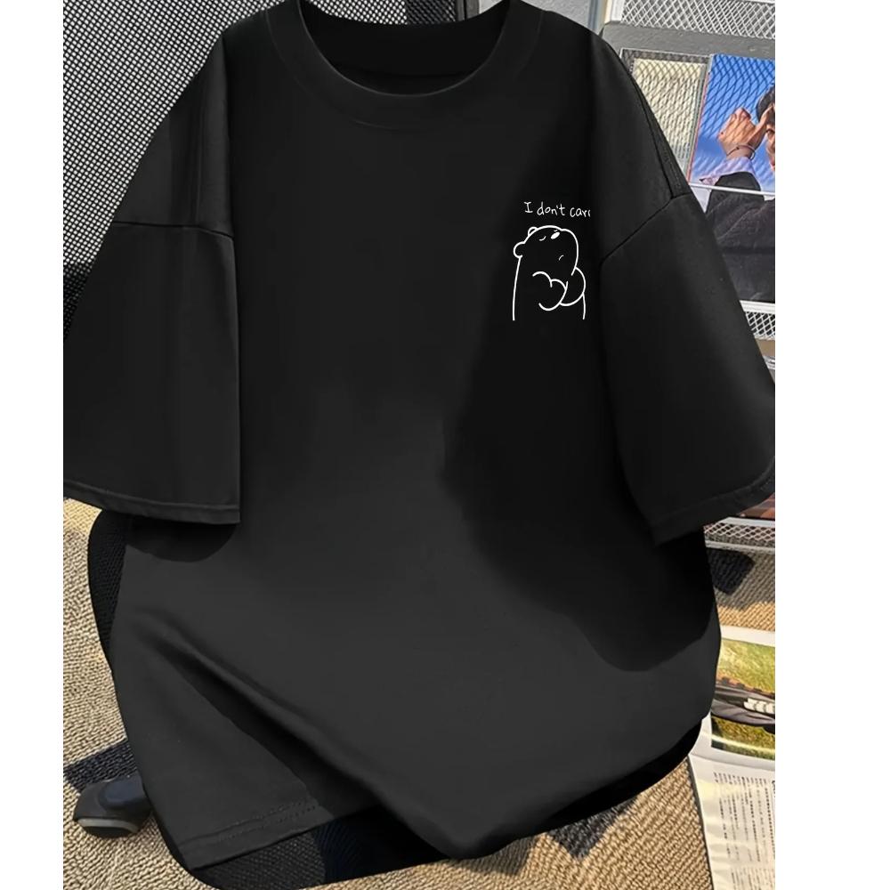 Простая футболка с коротким рукавом с принтом медведя Повседневная и универсальная Милый мультяшный стиль Подходит для женской и мужской повседневной и прогулочной одежды 4XL чёрный
Простая футболка с коротким рукавом с принтом медведя Повседневная и универсальная Милый мультяшный стиль Подходит для женской и мужской повседневной и прогулочной одежды 4XL чёрный