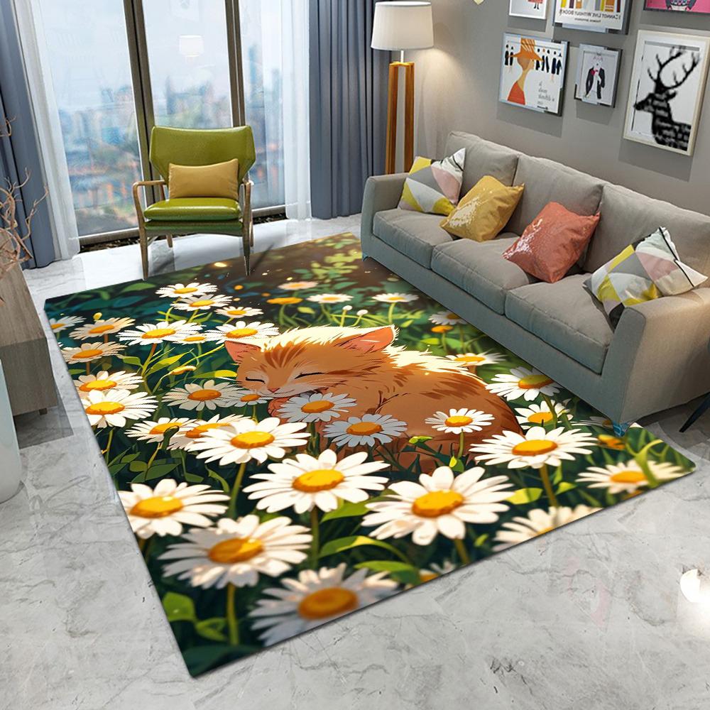 Милый ковер с котиками и цветами, мультяшный, для гостиной, спальни, кухни, под диван, прикроватный коврик, нескользящий, моющийся, домашний, красивый декор, коврик 50X80CM
Милый ковер с котиками и цветами, мультяшный, для гостиной, спальни, кухни, под диван, прикроватный коврик, нескользящий, моющийся, домашний, красивый декор, коврик 50X80CM