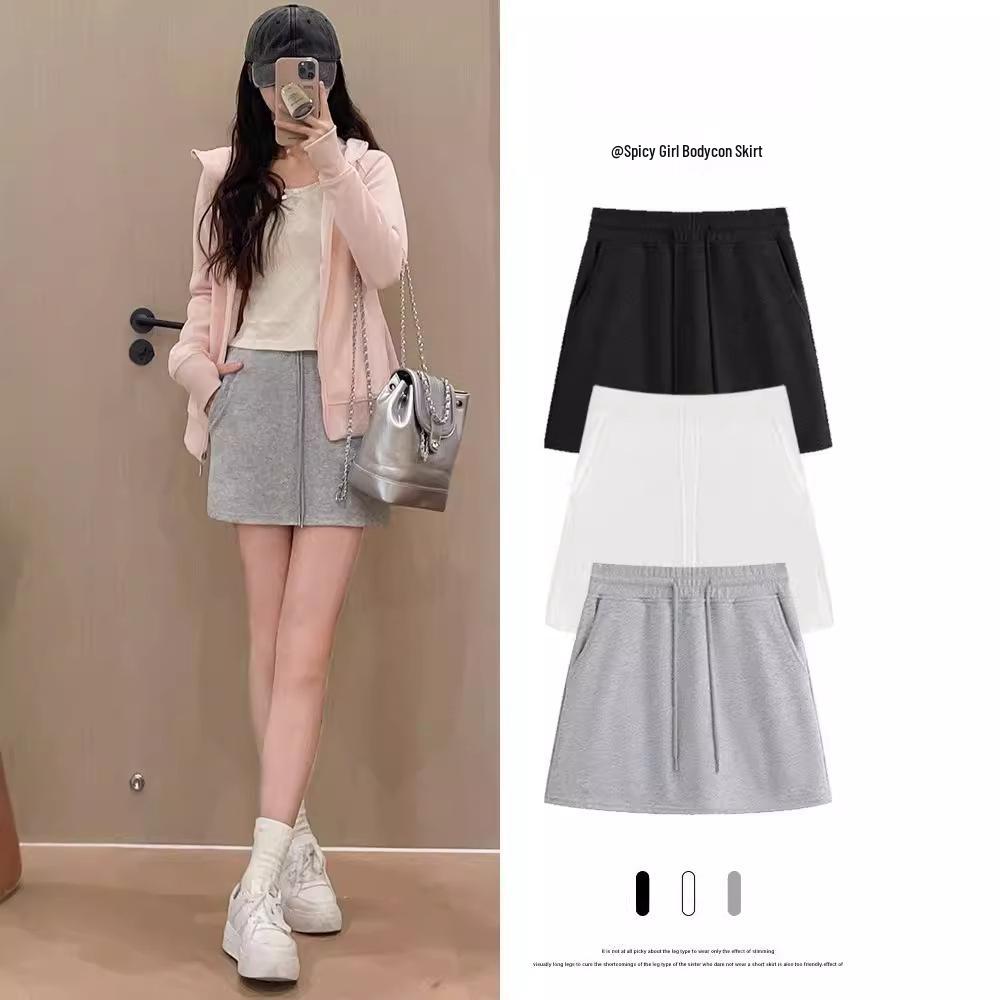 American Style High Waist Slimming Skort for Women - Hip Wrap, Petite Fit, Anti-Exposure Sport Design M (45-52.5 kg) светло-серый
American Style High Waist Slimming Skort for Women - Hip Wrap, Petite Fit, Anti-Exposure Sport Design M (45-52.5 kg) светло-серый