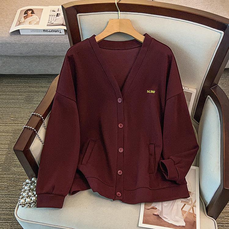 Plus Size Stylish Spring V-Neck Korean Cardigan - Loose, Slimming, Versatile Women s Outerwear 7XL (240-260 Jin) темно-красного
Plus Size Stylish Spring V-Neck Korean Cardigan - Loose, Slimming, Versatile Women s Outerwear 7XL (240-260 Jin) темно-красного