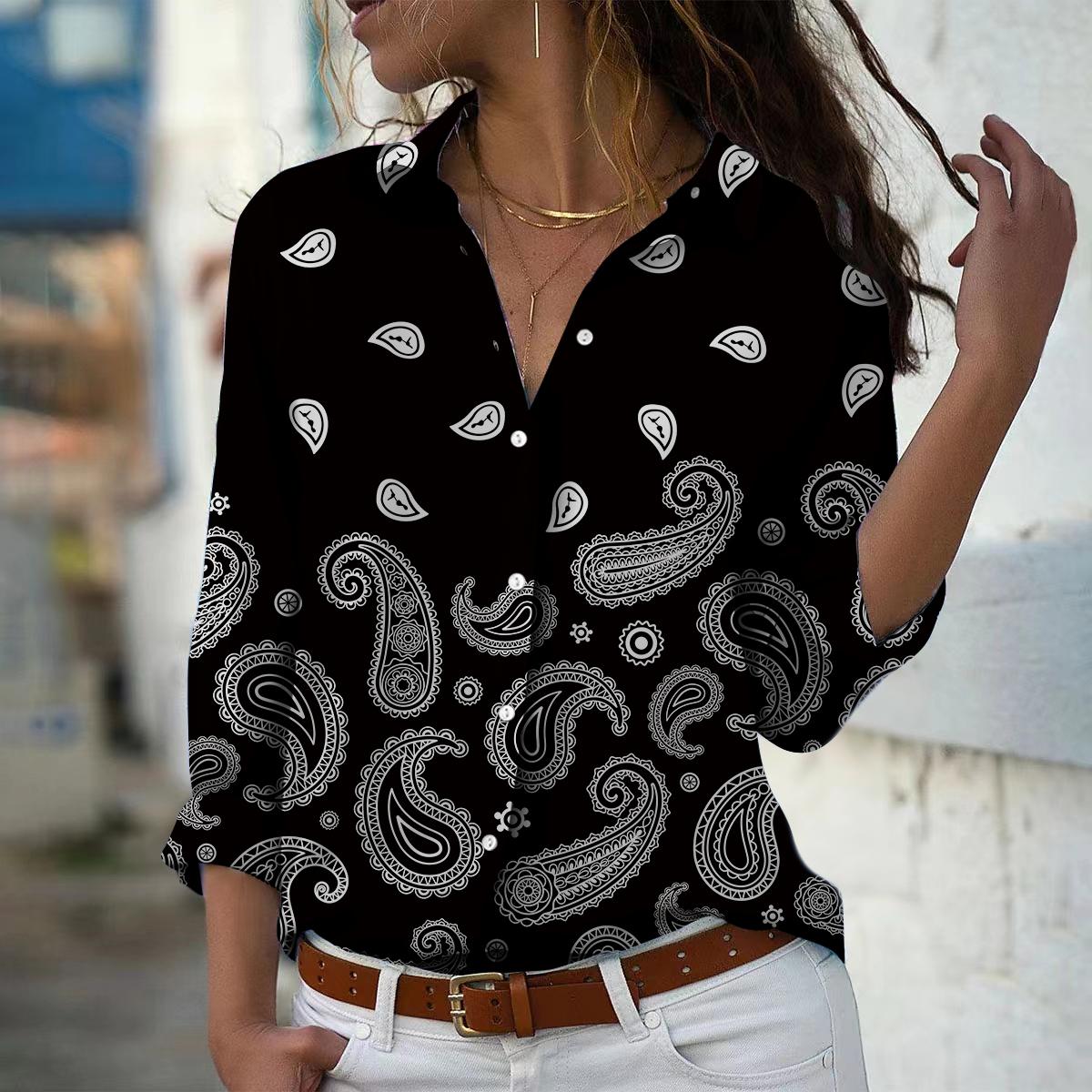 Парамеция Принт Женская Блузка Весна Осень Femme Офисная Дама На Пуговицах Рубашки С Отложным Воротником 7XL чёрный
Парамеция Принт Женская Блузка Весна Осень Femme Офисная Дама На Пуговицах Рубашки С Отложным Воротником 7XL чёрный