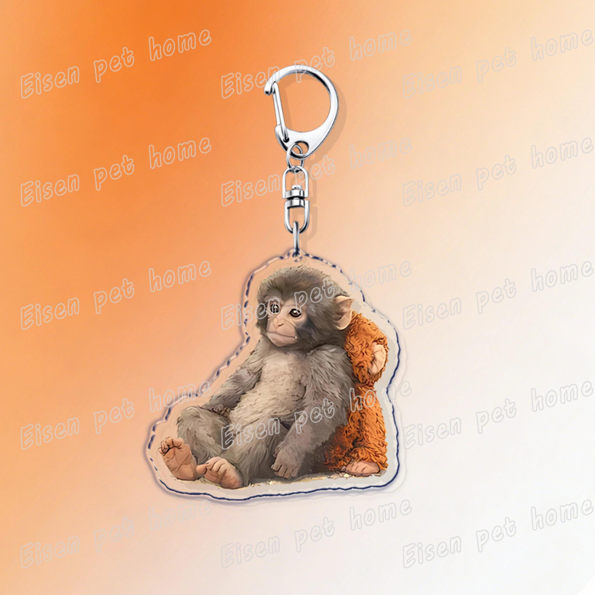 Popular Punch Monkey Keychain for Accessories Cute Animal Lover Key Ring Jewelry Fans Friends Birthday Gifts
Popular Punch Monkey Keychain for Accessories Cute Animal Lover Key Ring Jewelry Fans Friends Birthday Gifts
