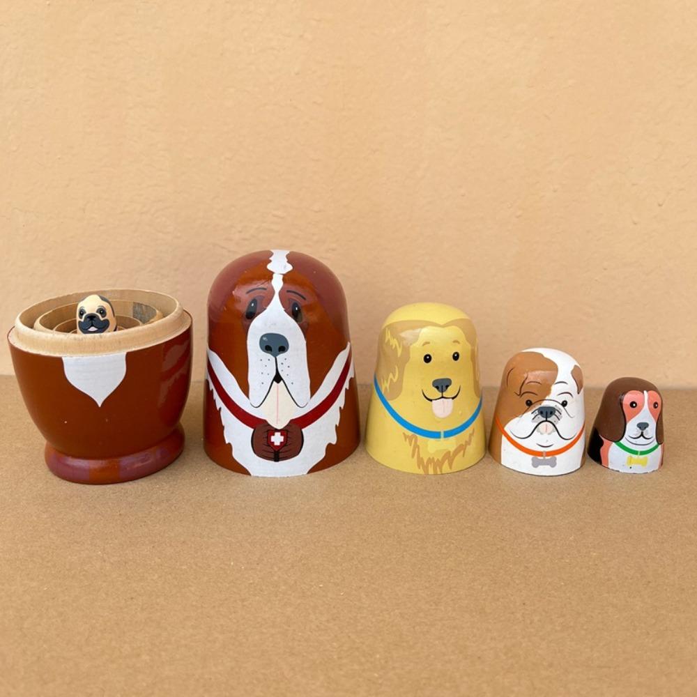 Figurines Animal Matryoshka Doll Collection Handmade Stacking Dolls Home Bedroom 6 Layer
Figurines Animal Matryoshka Doll Collection Handmade Stacking Dolls Home Bedroom 6 Layer