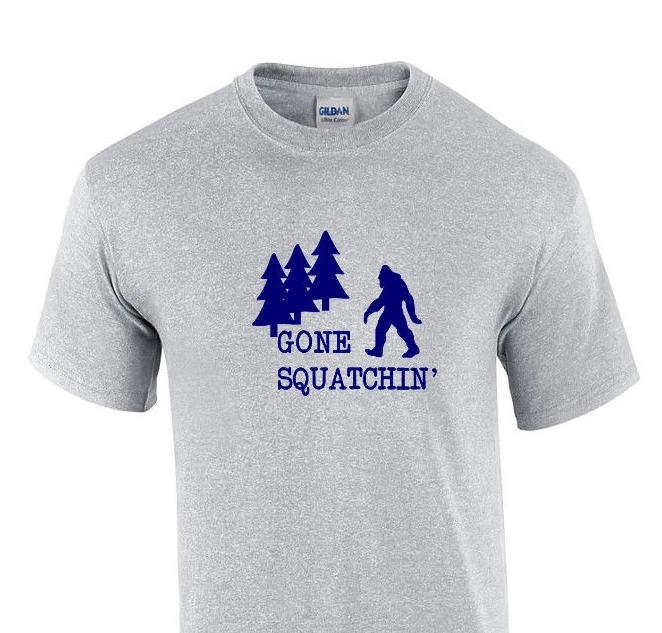 Gone Squatchin T-Shirt Bigfoot Sasquatch Sport Gray Navy Blue Funny Shirt S-5XL 3XL
Gone Squatchin T-Shirt Bigfoot Sasquatch Sport Gray Navy Blue Funny Shirt S-5XL 3XL