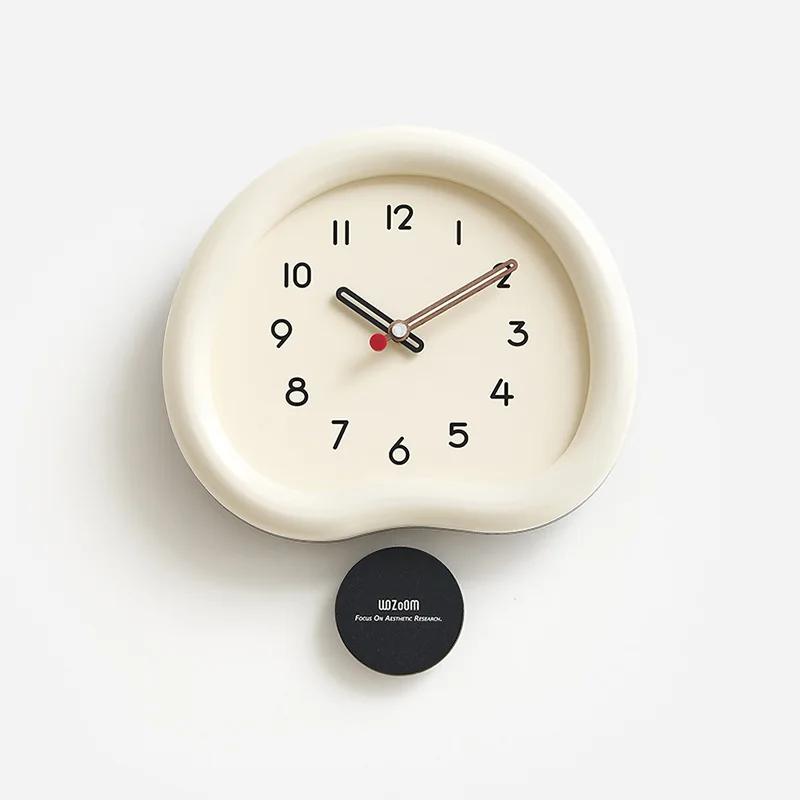 2026 Modern Silent Large Wall Clock with Creamy Style Swinging Pendulum Fresh Minimalist Design Clock Living Room Home Decor
2026 Modern Silent Large Wall Clock with Creamy Style Swinging Pendulum Fresh Minimalist Design Clock Living Room Home Decor