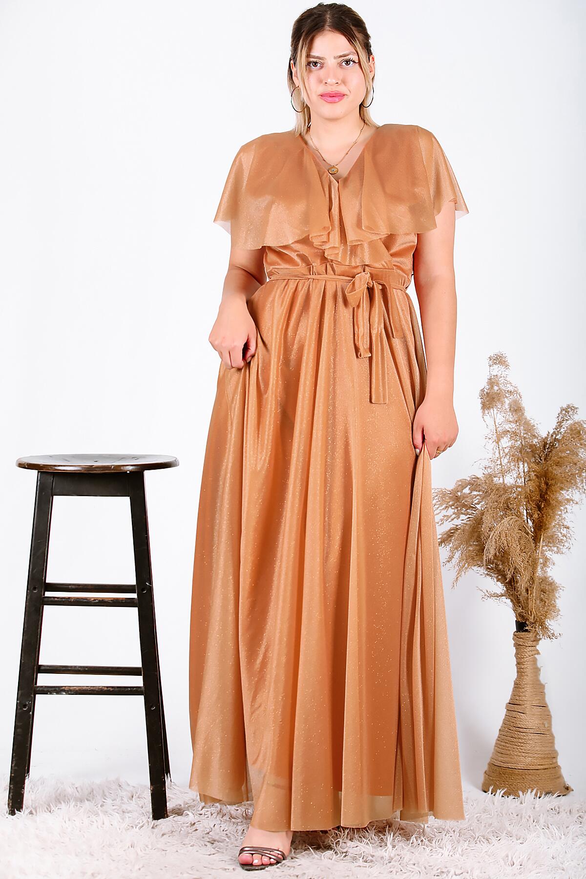 Длинное вечернее платье с двубортным вырезом больших размеров 48 медный
Длинное вечернее платье с двубортным вырезом больших размеров 48 медный