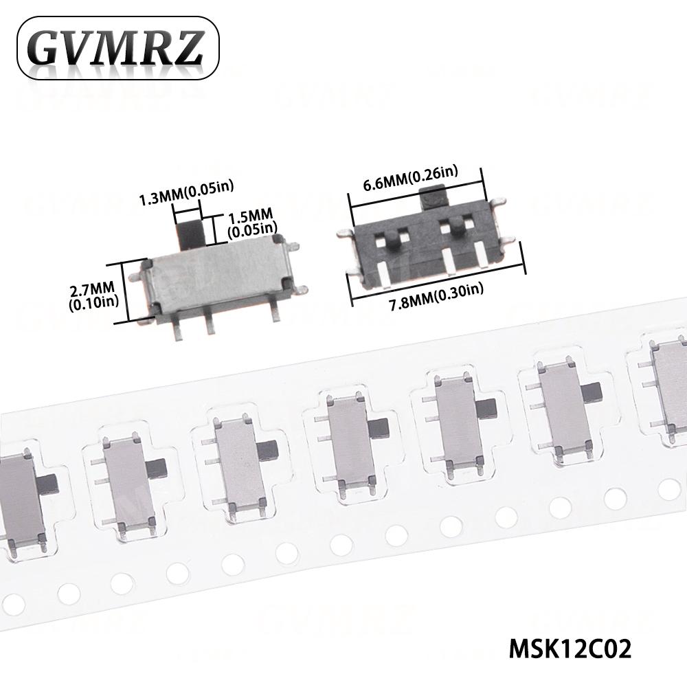 20PCS MSK12C01/02 MSK23D19 MSS22D18 Mini Miniature DIP SMD 3PIN 6PIN 8PIN Slide Switch Handle High 1.5/2/3MM MSKT22D14
20PCS MSK12C01/02 MSK23D19 MSS22D18 Mini Miniature DIP SMD 3PIN 6PIN 8PIN Slide Switch Handle High 1.5/2/3MM MSKT22D14