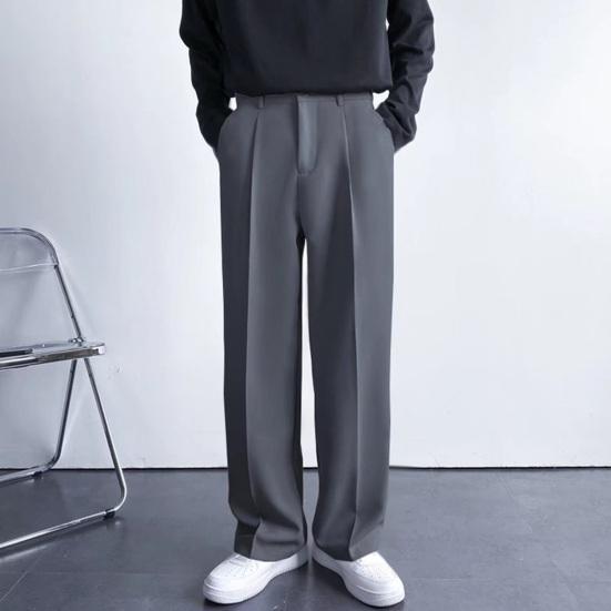 Yousheng Men Suit Pants Button Zipper Closure Straight Leg Slacks Solid Color Loose Formal Business Style Office Wear Trousers 29 хаки
Yousheng Men Suit Pants Button Zipper Closure Straight Leg Slacks Solid Color Loose Formal Business Style Office Wear Trousers 29 хаки