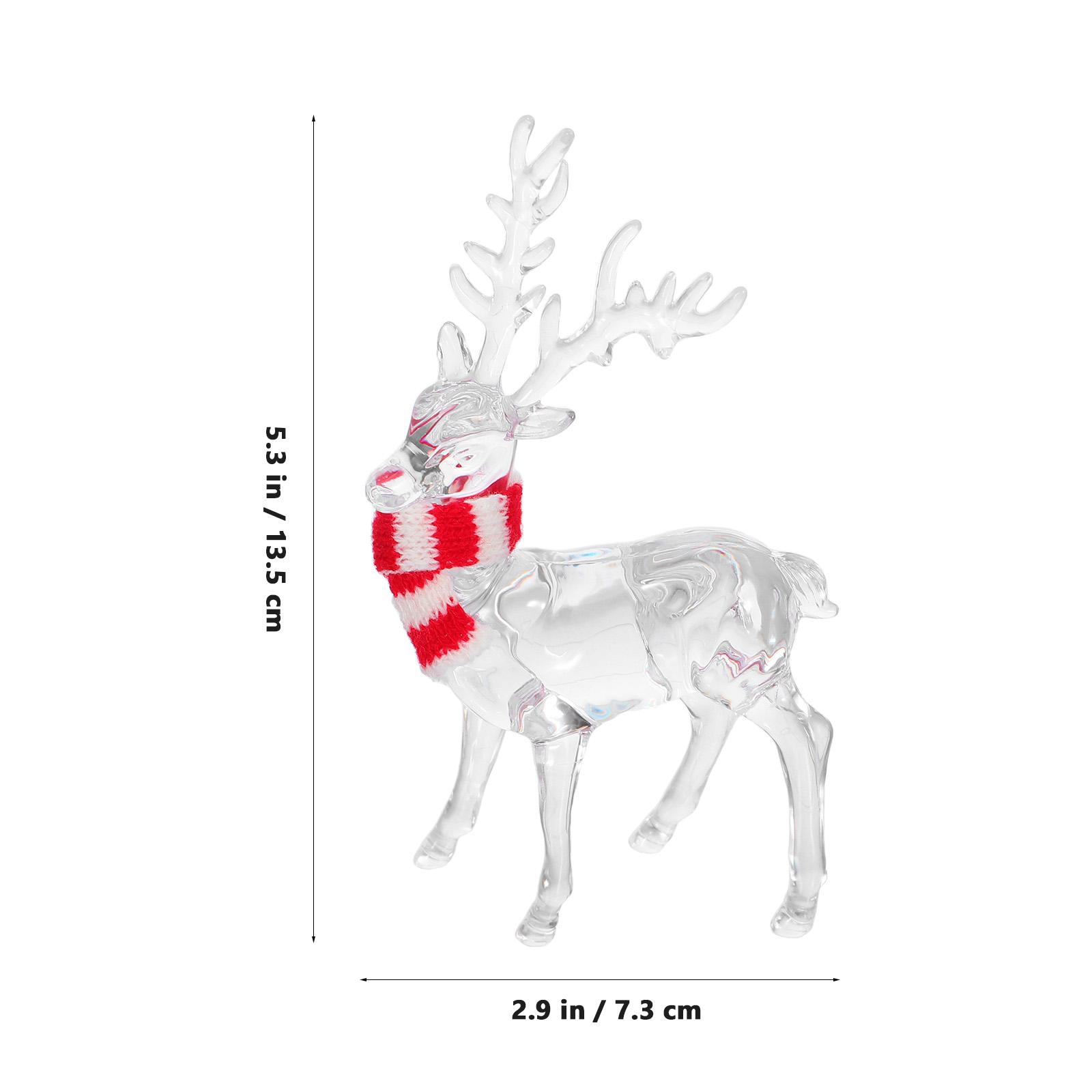 2Pcs Christmas Acrylic Reindeer Ornaments Transparent Deer Decorations Crystal Acrylic Elk Indoor Outdoor Holiday Clear Decor армія зелений колір
2Pcs Christmas Acrylic Reindeer Ornaments Transparent Deer Decorations Crystal Acrylic Elk Indoor Outdoor Holiday Clear Decor армія зелений колір