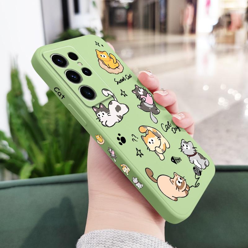 Cat String Ball Phone Case For Samsung Galaxy S25 S24 S23 S22 S21 S20 S10 S10E Ultra Plus FE Note 20 Ultra 10 Plus Cover Galaxy S21 FE светло-зеленый
Cat String Ball Phone Case For Samsung Galaxy S25 S24 S23 S22 S21 S20 S10 S10E Ultra Plus FE Note 20 Ultra 10 Plus Cover Galaxy S21 FE светло-зеленый