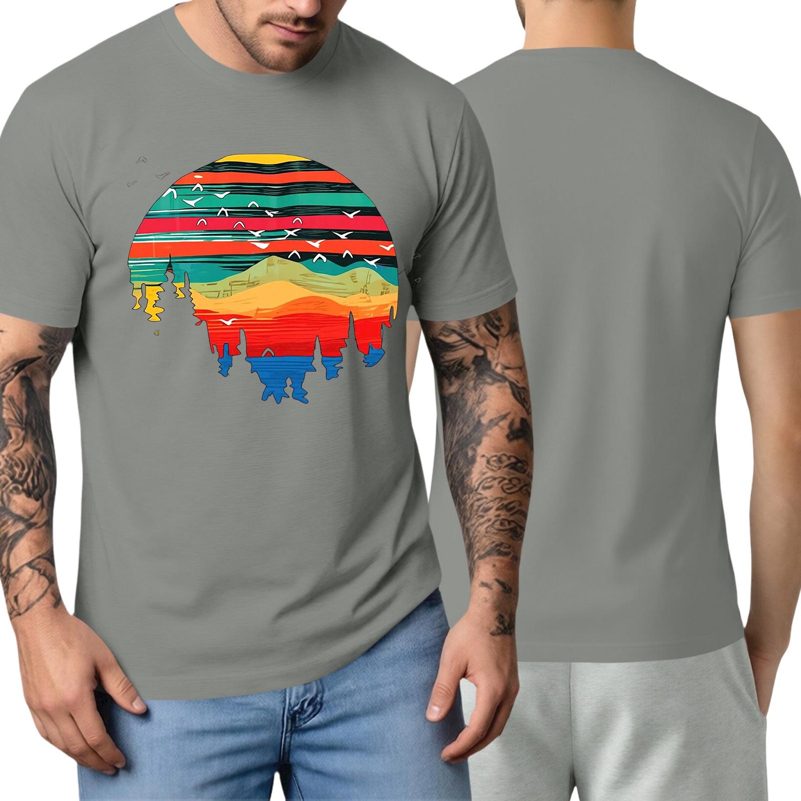 Men s Casual Short Sleeve T Shirt with Graphic Print Comfortable Fit Lightweight Crew Neck Tee for Everyday Wear M
Men s Casual Short Sleeve T Shirt with Graphic Print Comfortable Fit Lightweight Crew Neck Tee for Everyday Wear M