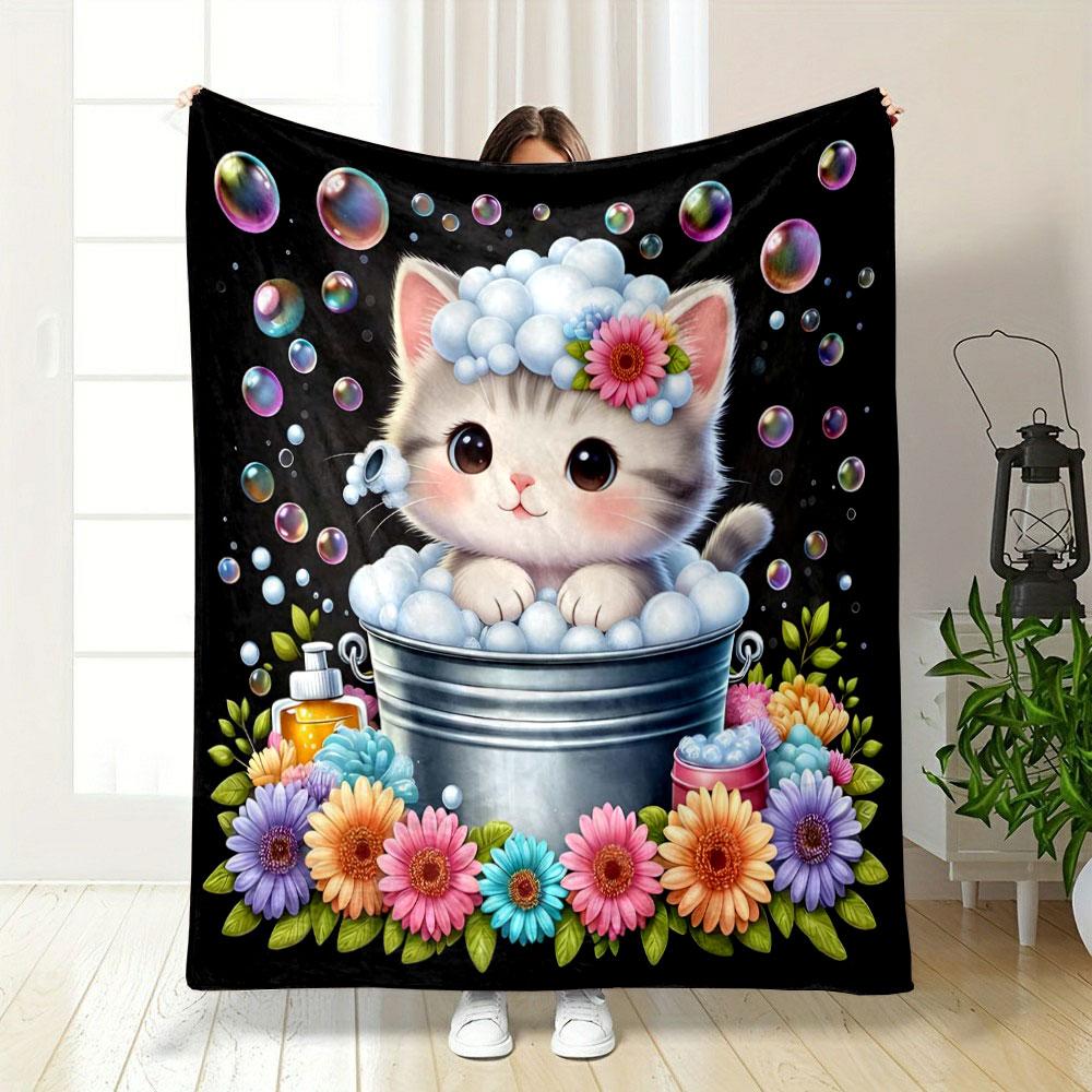 Animals Taking Baths in Metal Tubs Printed Blanket, All-Season Multi-Use for Nap, Camping, Travel, Car ,sofa Machine Washable 75x90cm
Animals Taking Baths in Metal Tubs Printed Blanket, All-Season Multi-Use for Nap, Camping, Travel, Car ,sofa Machine Washable 75x90cm
