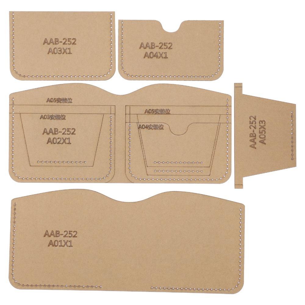 5pcs Transparent Clear Acrylic Template Acrylic Accurate Cutting Model DIY Leather Craft Tool Triple-Fold Design
5pcs Transparent Clear Acrylic Template Acrylic Accurate Cutting Model DIY Leather Craft Tool Triple-Fold Design