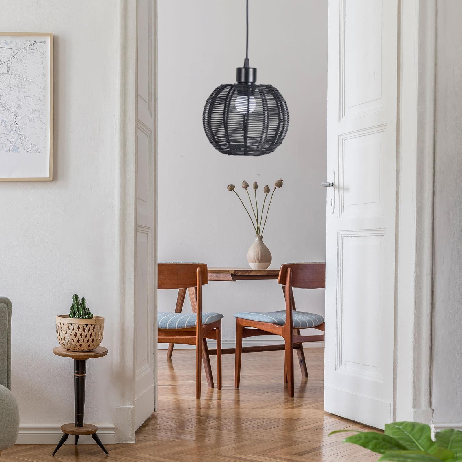 Подвесной светильник ручной работы в стиле бохо для домашнего декора чёрный
Подвесной светильник ручной работы в стиле бохо для домашнего декора чёрный