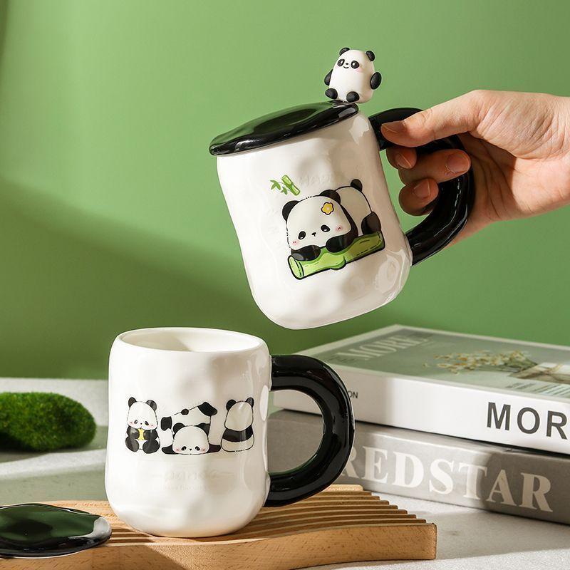 400ml Cartoon Panda Ceramic Cup Lid Spoon Coffee Cup Milk Tea Mug Breakfast Cups Beverage Creative Birthday Gift 480ml
400ml Cartoon Panda Ceramic Cup Lid Spoon Coffee Cup Milk Tea Mug Breakfast Cups Beverage Creative Birthday Gift 480ml