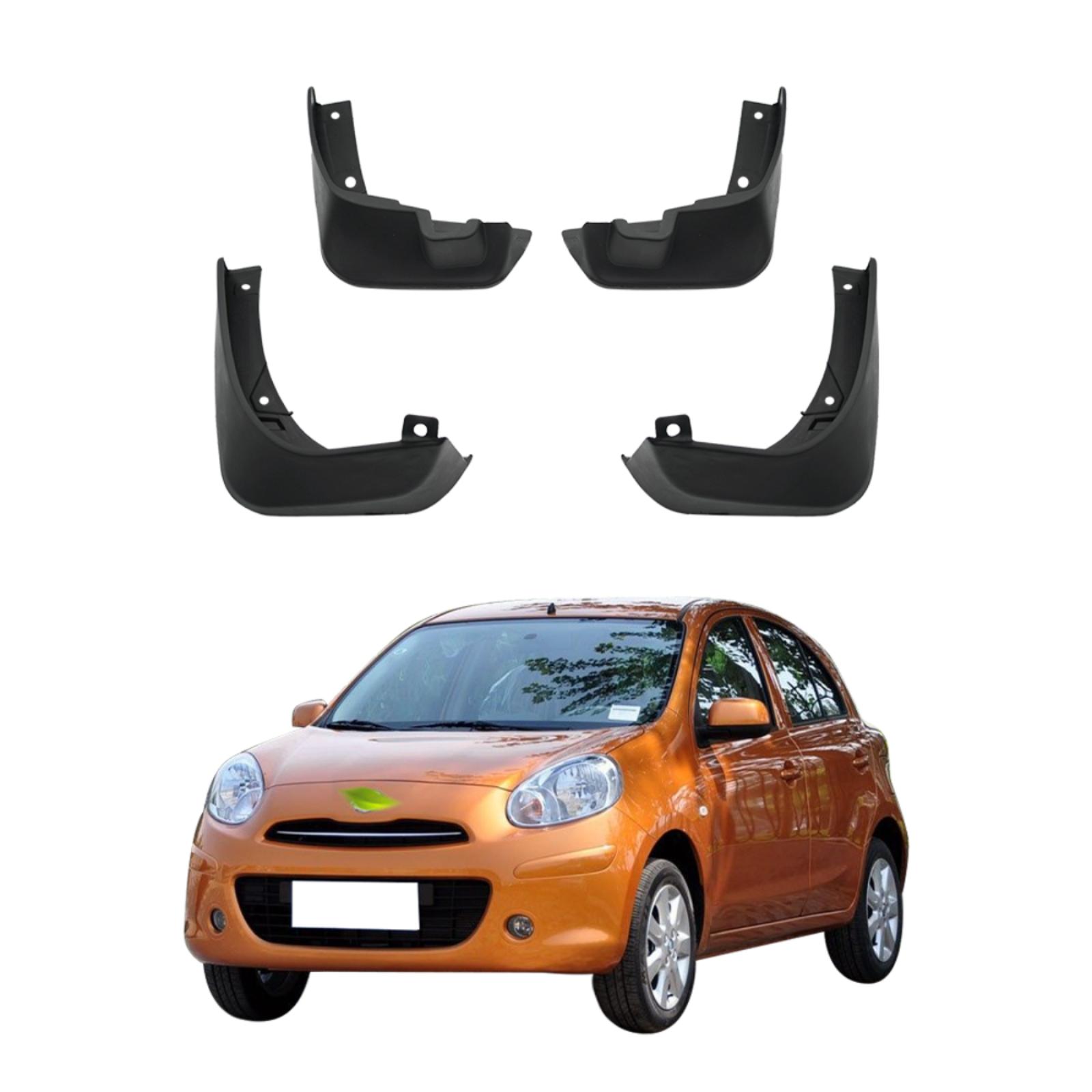 4PCS Car Mud flaps Splash Guards Mudguards Car Mud Flaps Compatible with Nissan Micra / March K13 2010 2011 2012 2013 NS-16
4PCS Car Mud flaps Splash Guards Mudguards Car Mud Flaps Compatible with Nissan Micra / March K13 2010 2011 2012 2013 NS-16