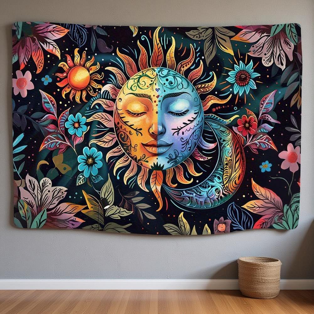 VIKAMA Vintage DivinationStyle Tapestry Meditation Space Bedroom Living Room Wall Hanging Bohemian Home Decor 74x94cm(29x37in)
VIKAMA Vintage DivinationStyle Tapestry Meditation Space Bedroom Living Room Wall Hanging Bohemian Home Decor 74x94cm(29x37in)