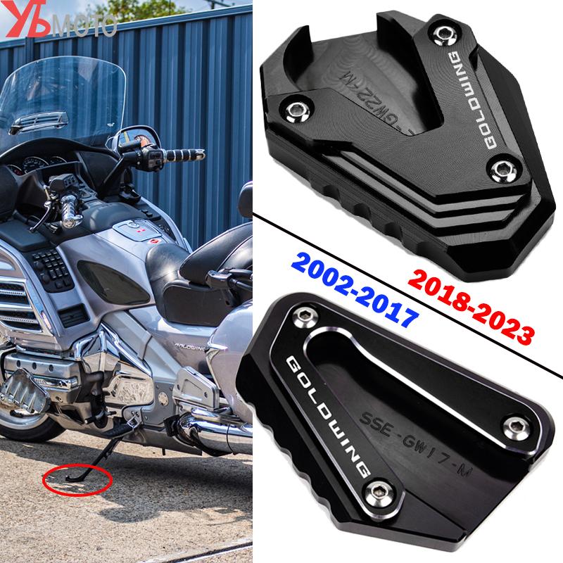 Новая боковая стойка с удлинительной пластиной с ЧПУ для Honda Goldwing 1800 2018-2023 Gold Wing GL1800
Новая боковая стойка с удлинительной пластиной с ЧПУ для Honda Goldwing 1800 2018-2023 Gold Wing GL1800