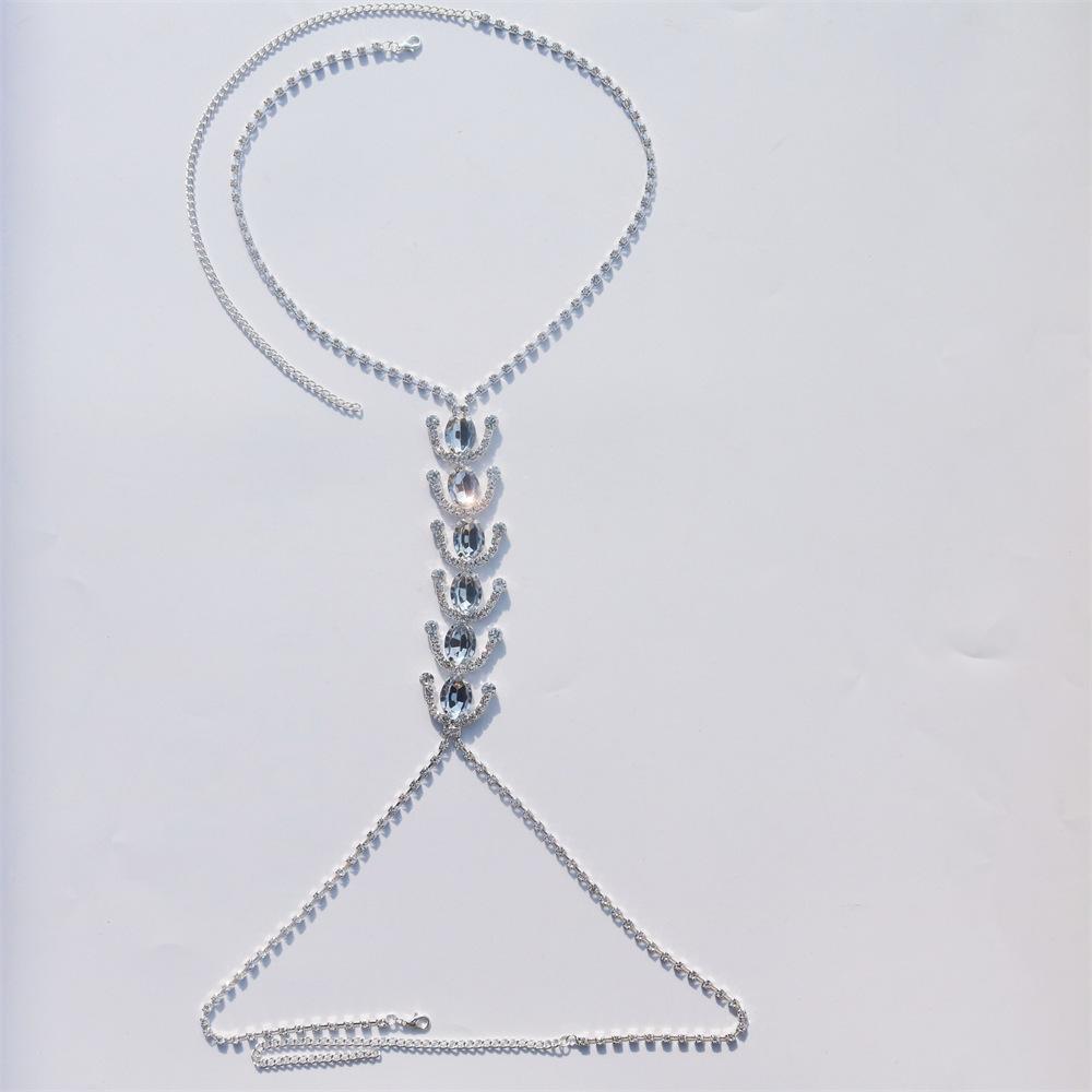 Sexy Luxury Crystal Bra Chain, European And American Party Accessories, Bikini Body Chain Women S Accessories
Sexy Luxury Crystal Bra Chain, European And American Party Accessories, Bikini Body Chain Women S Accessories