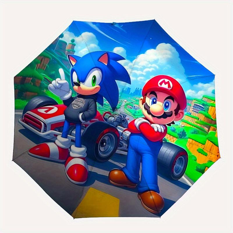 1pc Sonic Mario Automatic Open Umbrella - 8-Rib Compact Foldable Design, Durable Fabric for Casual & Fashion Use, 064
1pc Sonic Mario Automatic Open Umbrella - 8-Rib Compact Foldable Design, Durable Fabric for Casual & Fashion Use, 064
