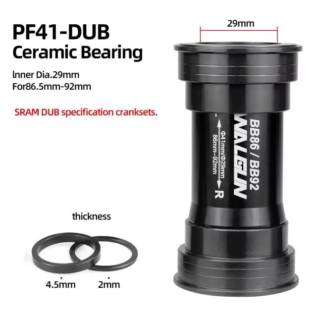 Bicycle Bottom Bracket BB86 BB92 Ceramic MTB/Road Bicycle Crank Parts BB PF4124 PF4130 PF41DUB Shell Bike Center Axle Bike Parts
Bicycle Bottom Bracket BB86 BB92 Ceramic MTB/Road Bicycle Crank Parts BB PF4124 PF4130 PF41DUB Shell Bike Center Axle Bike Parts