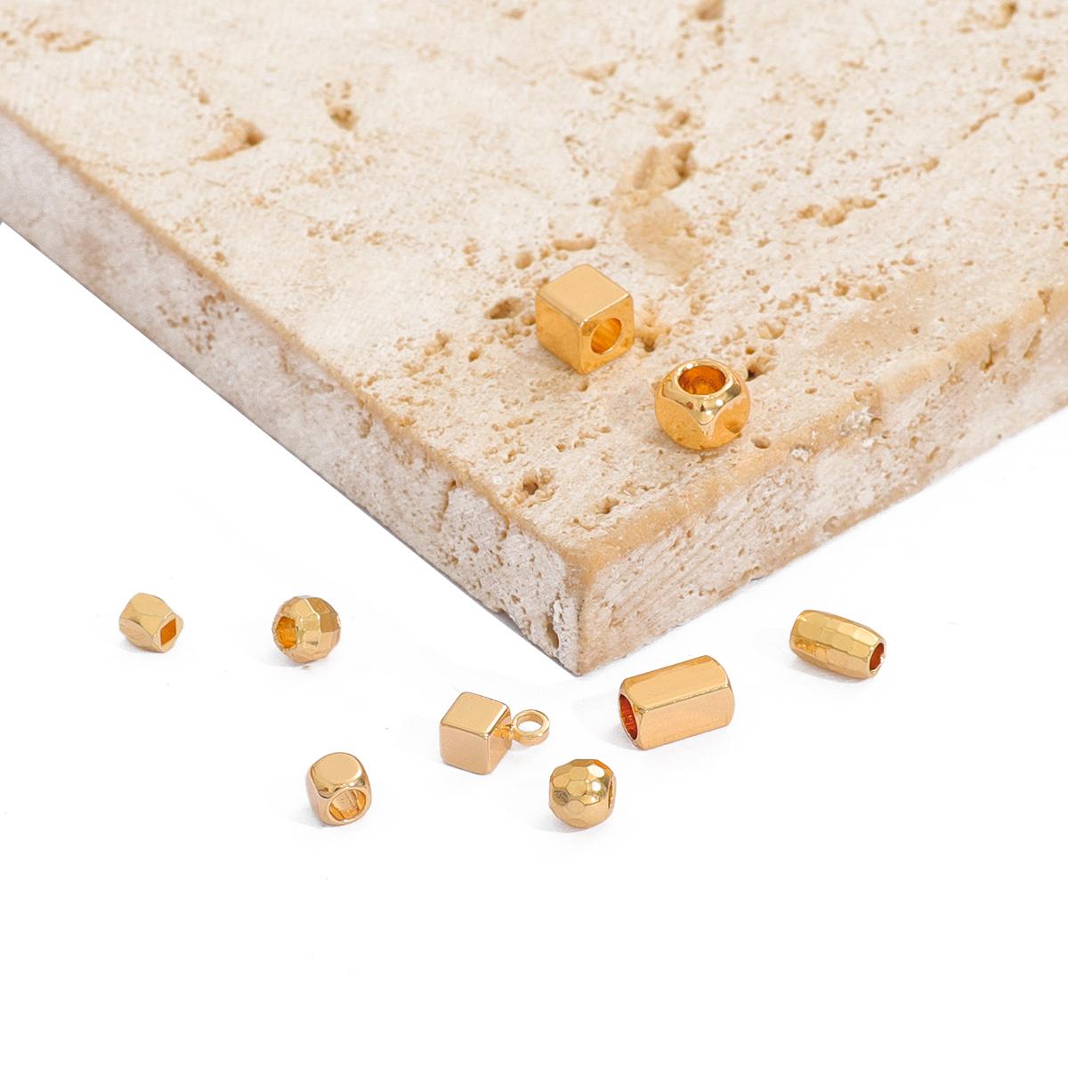 10 шт медные бусины с золотым покрытием геометрические прокладки свободные бусины для изготовления ювелирных изделий DIY аксессуары 
10 шт медные бусины с золотым покрытием геометрические прокладки свободные бусины для изготовления ювелирных изделий DIY аксессуары