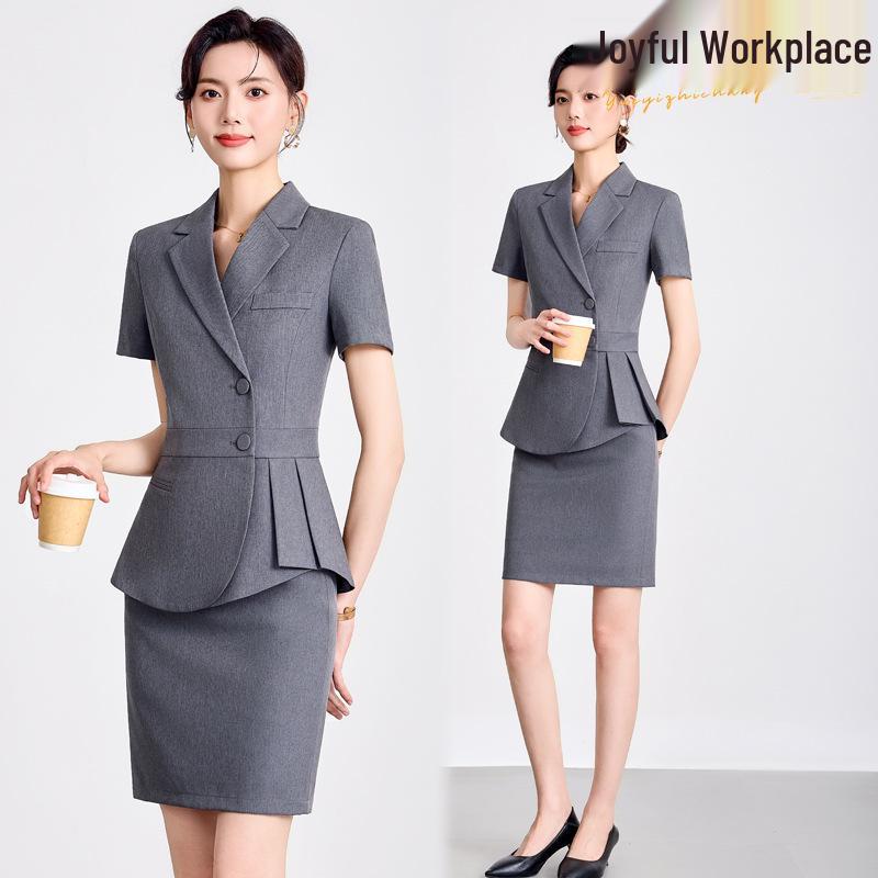 Women s Summer Thin Professional Suit Set - High-End Workwear for Hotel Front Desk & Jewelry Store XL
Women s Summer Thin Professional Suit Set - High-End Workwear for Hotel Front Desk & Jewelry Store XL