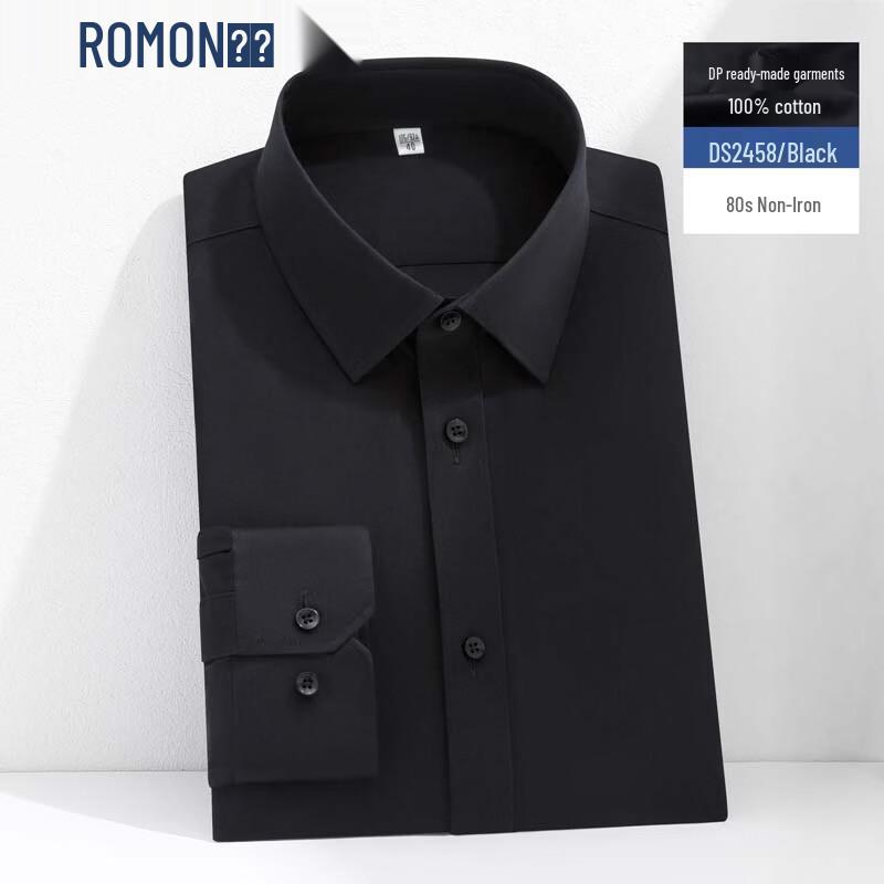 ROMON Men s 100% Cotton Breathable Short Sleeve Shirt 40
ROMON Men s 100% Cotton Breathable Short Sleeve Shirt 40