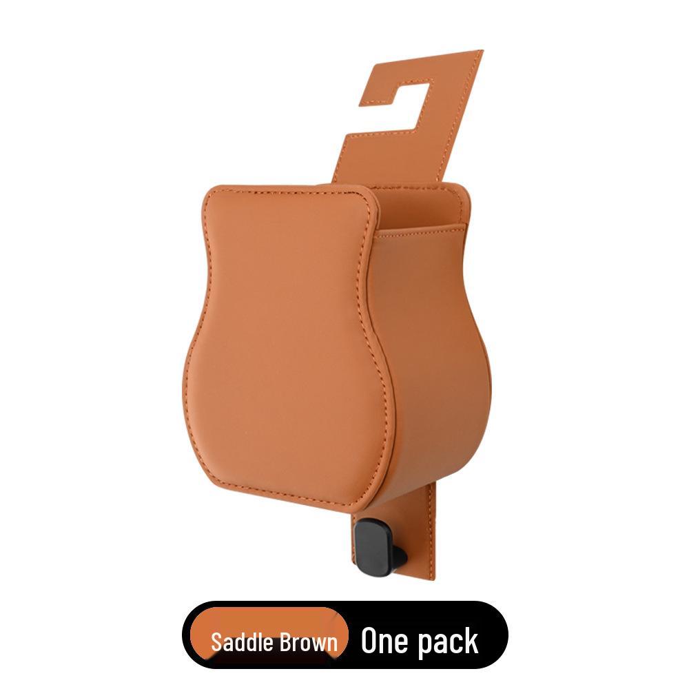 Leather Car Seat Back Cup Holder and Storage Bucket for Drinks and Goodies
Leather Car Seat Back Cup Holder and Storage Bucket for Drinks and Goodies