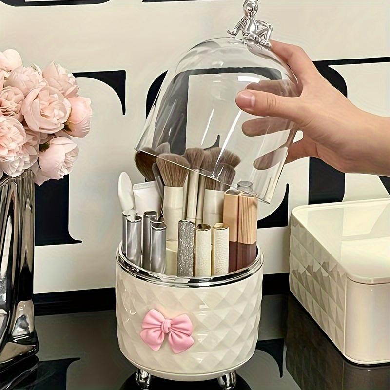All-in-One Rotating Makeup Organizer - Clear Plastic Dustproof Cosmetic Storage - Lipstick Brushes & Accessories бежевий
All-in-One Rotating Makeup Organizer - Clear Plastic Dustproof Cosmetic Storage - Lipstick Brushes & Accessories бежевий