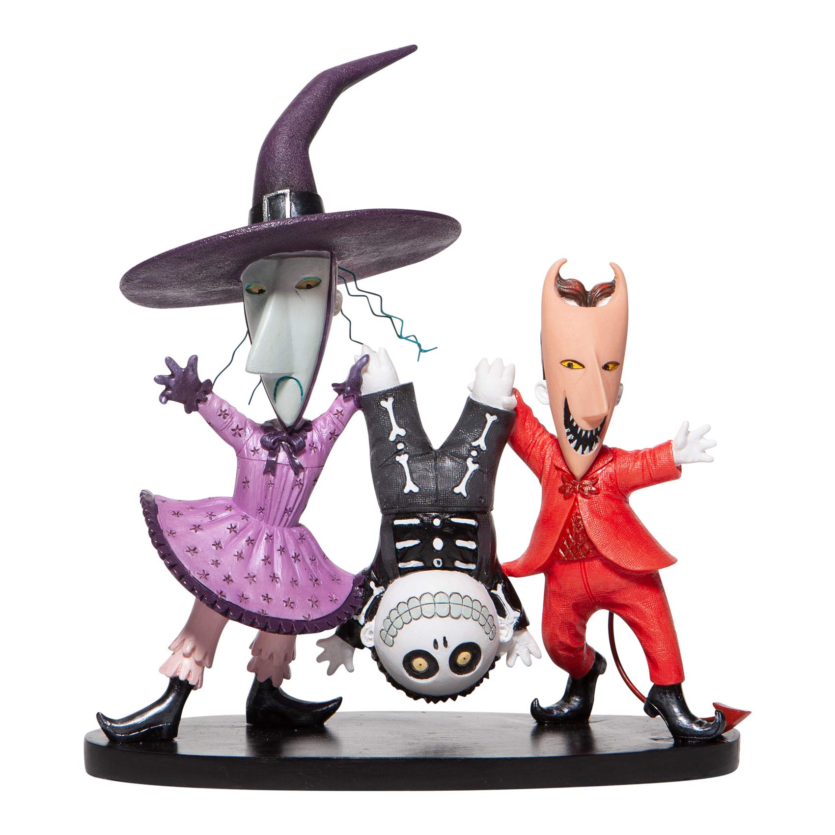 Enesco Disney Showcase Couture de Force Кошмар перед Рождеством Lock Shock and Barrel многоцветная фигурка, 6,3 дюйма,
Enesco Disney Showcase Couture de Force Кошмар перед Рождеством Lock Shock and Barrel многоцветная фигурка, 6,3 дюйма,