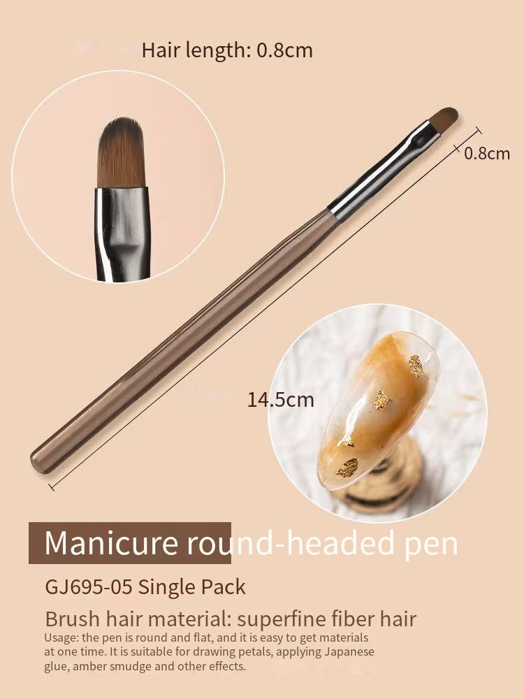 Japanese Manicure Brush Set Paint Liner UV Gel Brush for Starter Home Nail Art Flower Drawing Blooming Application Supply
Japanese Manicure Brush Set Paint Liner UV Gel Brush for Starter Home Nail Art Flower Drawing Blooming Application Supply