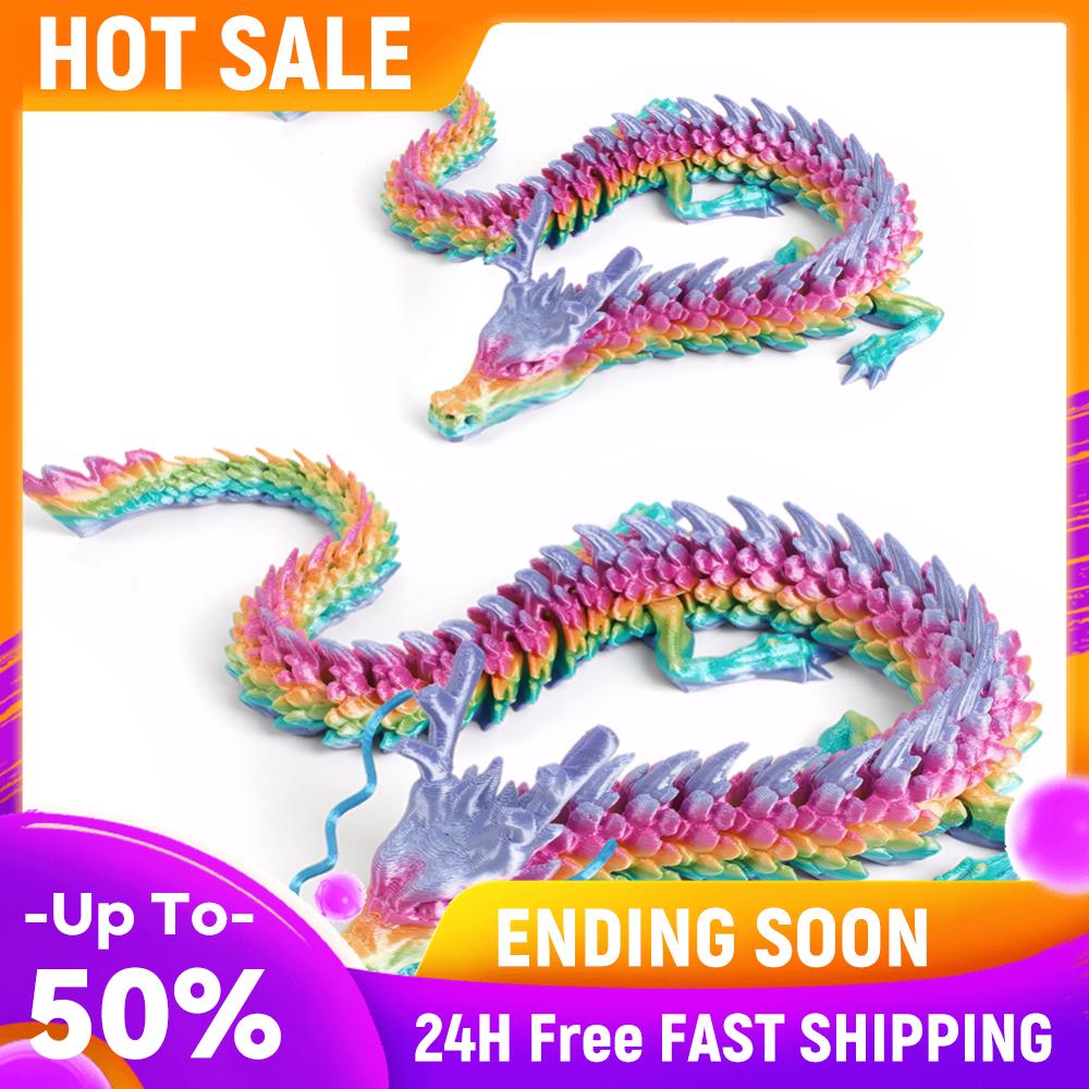 2Pcs 3D Printed Movable Dragon Ornament Rotatable Articulated Dragon Model Conjoined Dragon Ornaments for Home Office Decor China Mainland
2Pcs 3D Printed Movable Dragon Ornament Rotatable Articulated Dragon Model Conjoined Dragon Ornaments for Home Office Decor China Mainland