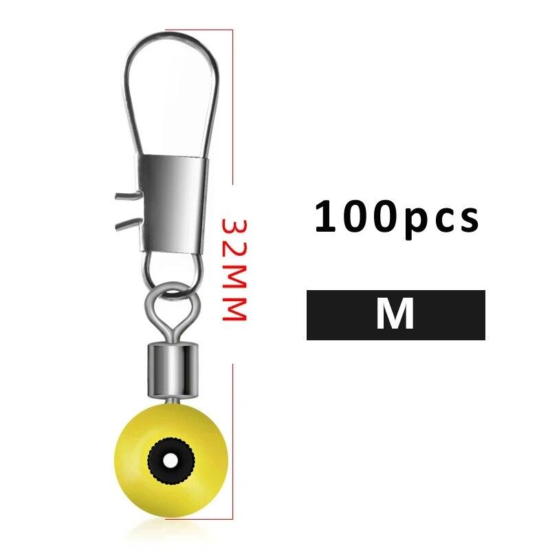 100pcs/Lot Fishing Floating Space Beans Rotate Bobber Connectors Sea Fishing Saltwater Tackle Swivel Equipment Metal Lure
100pcs/Lot Fishing Floating Space Beans Rotate Bobber Connectors Sea Fishing Saltwater Tackle Swivel Equipment Metal Lure