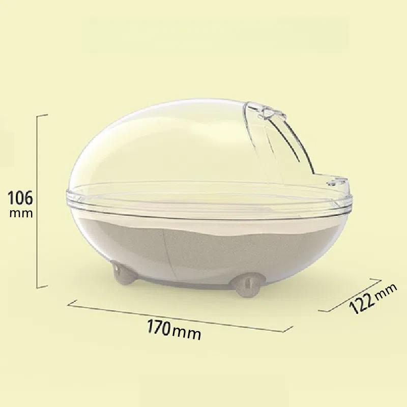 Пісочниця у стилі динозавра, пластикова ванна для хом яків, інструмент для чищення маленьких домашніх тварин для дрібних тварин Large
Пісочниця у стилі динозавра, пластикова ванна для хом яків, інструмент для чищення маленьких домашніх тварин для дрібних тварин Large