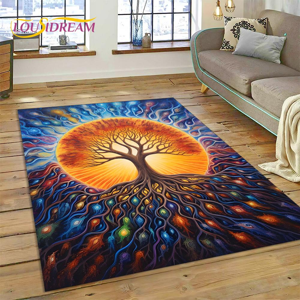 3D Tree of Life Nature Viking Yggdrasil Norse Rug Carpet for Living Room Bedroom Decor,Non-slip Decoration for Sofa Doormat Gift 40x60cm( 15x23in )
3D Tree of Life Nature Viking Yggdrasil Norse Rug Carpet for Living Room Bedroom Decor,Non-slip Decoration for Sofa Doormat Gift 40x60cm( 15x23in )