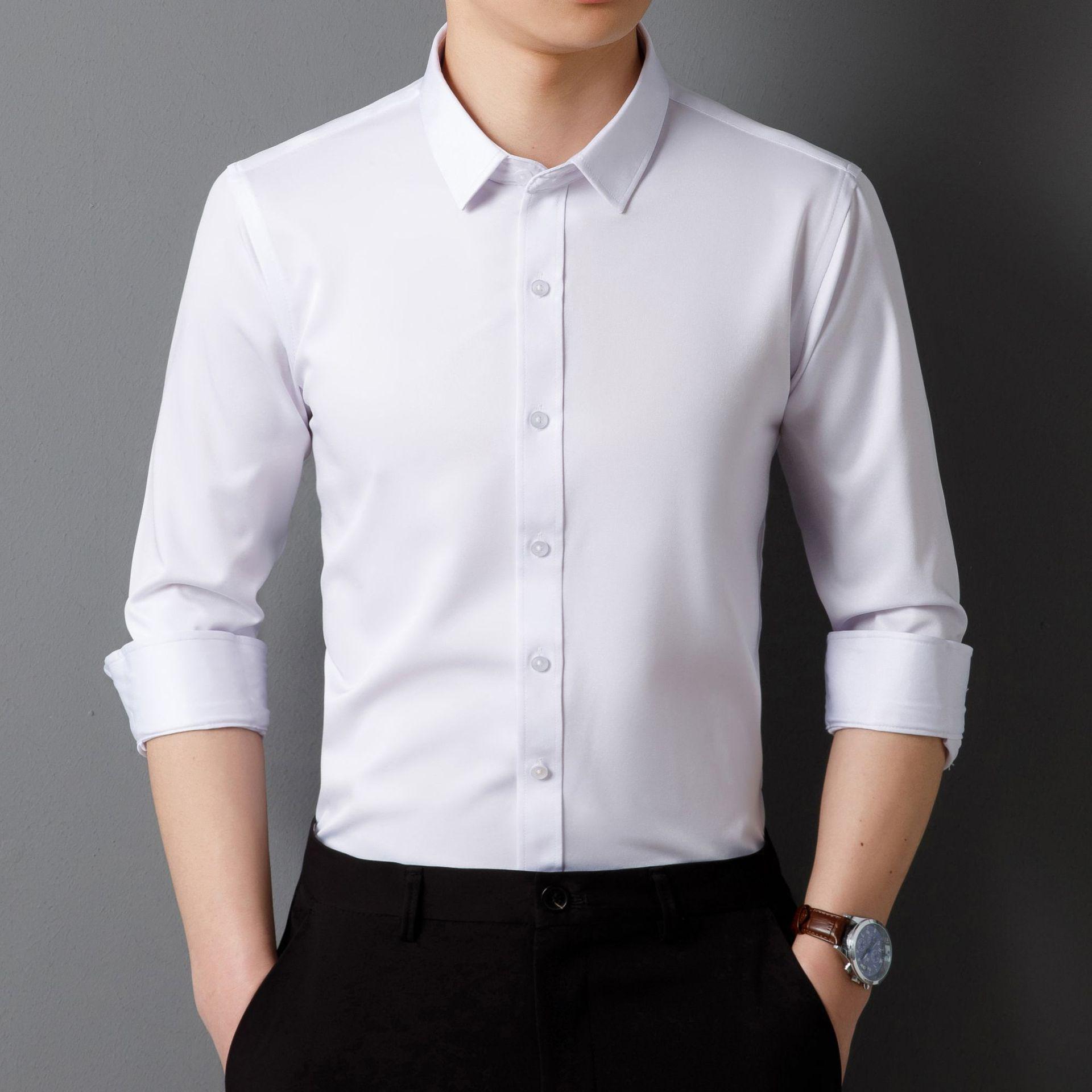 Urban Style Men s Long-Sleeve Stretch Shirt - Solid Color for Spring and Autumn XL
Urban Style Men s Long-Sleeve Stretch Shirt - Solid Color for Spring and Autumn XL