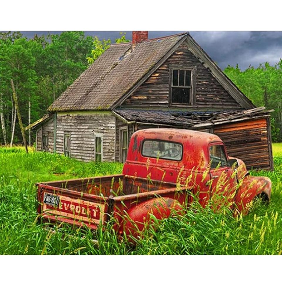 5DDIY Diamond Painting Set Rural Style View Car Full Round Square Cross Embroidery Home Wall Decoration Art Crafts Full Round 20x30CM
5DDIY Diamond Painting Set Rural Style View Car Full Round Square Cross Embroidery Home Wall Decoration Art Crafts Full Round 20x30CM