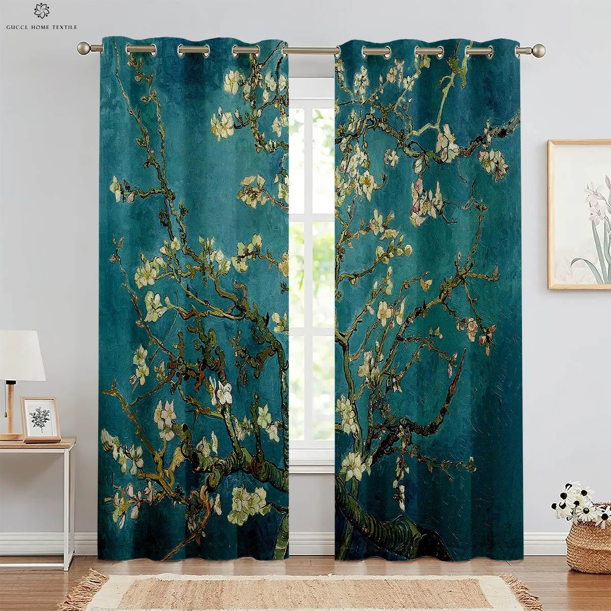 Landscape Oil Painting Decorative Curtain, 3D Printing Curtain, Studio Dormitory Bedroom Living Area, Easy to Wash and Maintain Quality W50xH130(CM)x2PCS&Rod pocket
Landscape Oil Painting Decorative Curtain, 3D Printing Curtain, Studio Dormitory Bedroom Living Area, Easy to Wash and Maintain Quality W50xH130(CM)x2PCS&Rod pocket