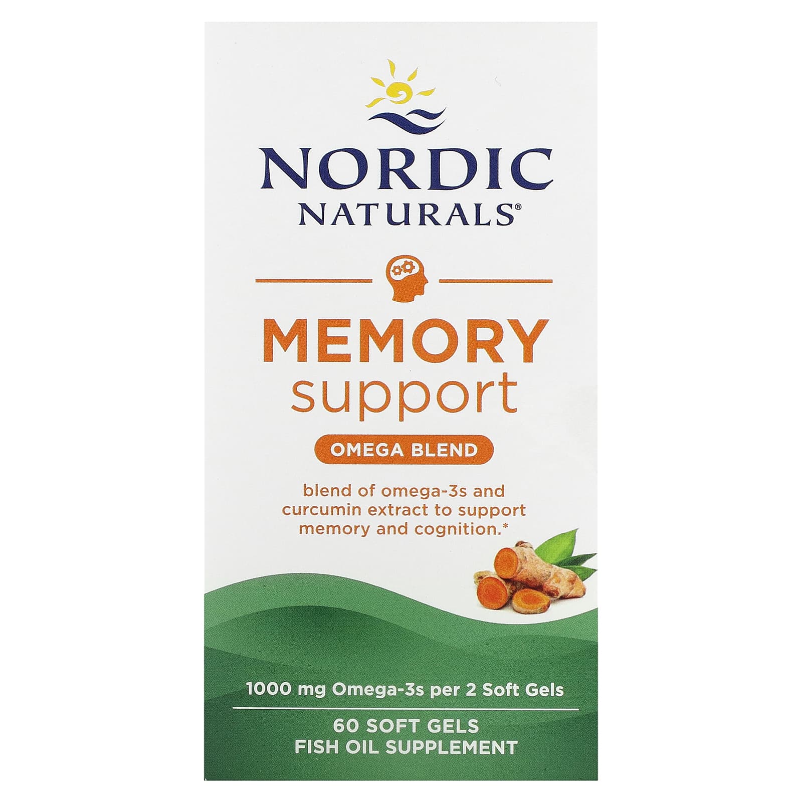 Nordic Naturals, Memory Booster, Omega Blend, 1000 мг, 60 м яких капсул (500 мг на капсулу)
Nordic Naturals, Memory Booster, Omega Blend, 1000 мг, 60 м яких капсул (500 мг на капсулу)