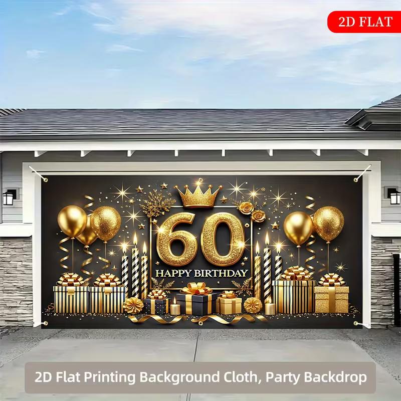 2D Flat Happy 60th Birthday Backdrop, Gold Gifts & Candles Party Background 47.2x31.5inch/120*80cm
2D Flat Happy 60th Birthday Backdrop, Gold Gifts & Candles Party Background 47.2x31.5inch/120*80cm