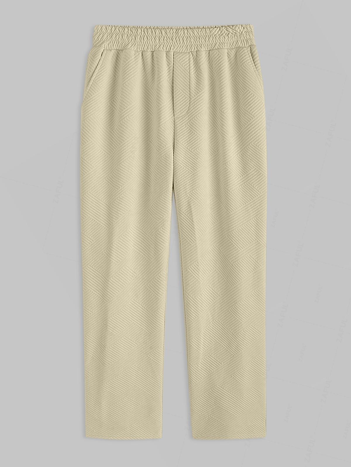 ZAFUL Men s Athleisure Style Casual Daily Solid Color Jacquard Textured Pockets Pull On Straight Pants S света кофе
ZAFUL Men s Athleisure Style Casual Daily Solid Color Jacquard Textured Pockets Pull On Straight Pants S света кофе