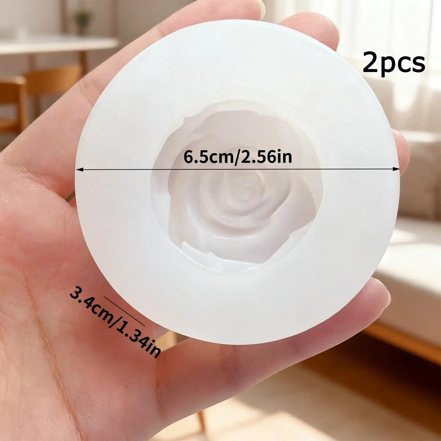 Набор из 2 силиконовых форм для свечей 3D Роза - Реалистичный цветочный дизайн с многослойными лепестками, Прочный высококачественный силикон, Подходит для смолы
Набор из 2 силиконовых форм для свечей 3D Роза - Реалистичный цветочный дизайн с многослойными лепестками, Прочный высококачественный силикон, Подходит для смолы