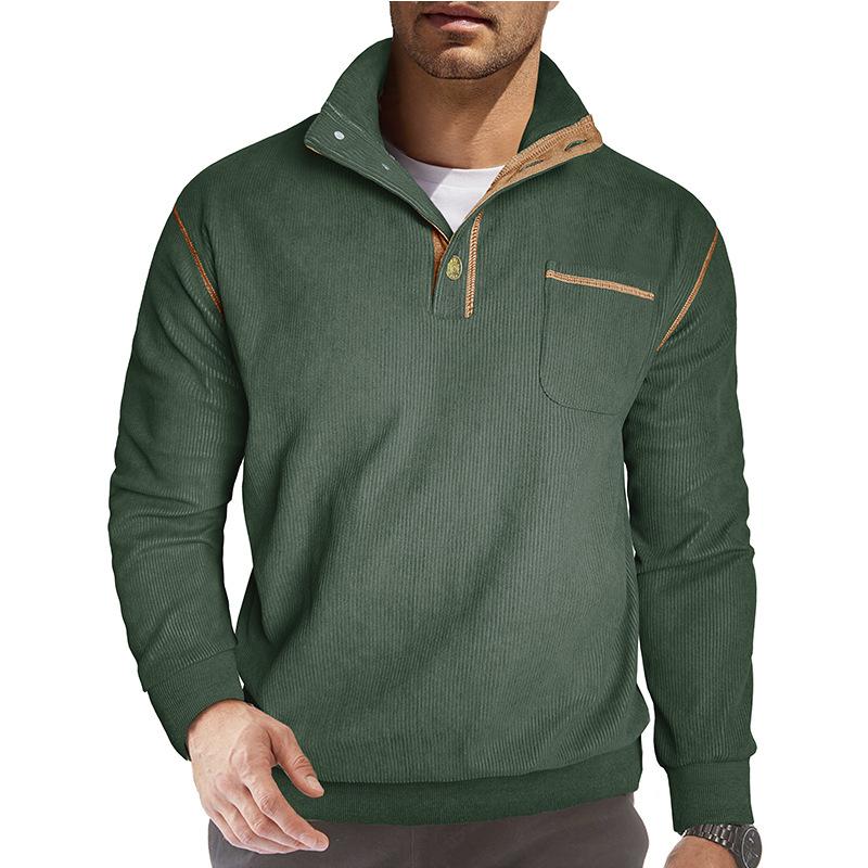 Autumn and Winter Men s Long-sleeved Stand-up Collar Fleece Top Men s Thermal Sweatshirt XXL армія зелений колір
Autumn and Winter Men s Long-sleeved Stand-up Collar Fleece Top Men s Thermal Sweatshirt XXL армія зелений колір